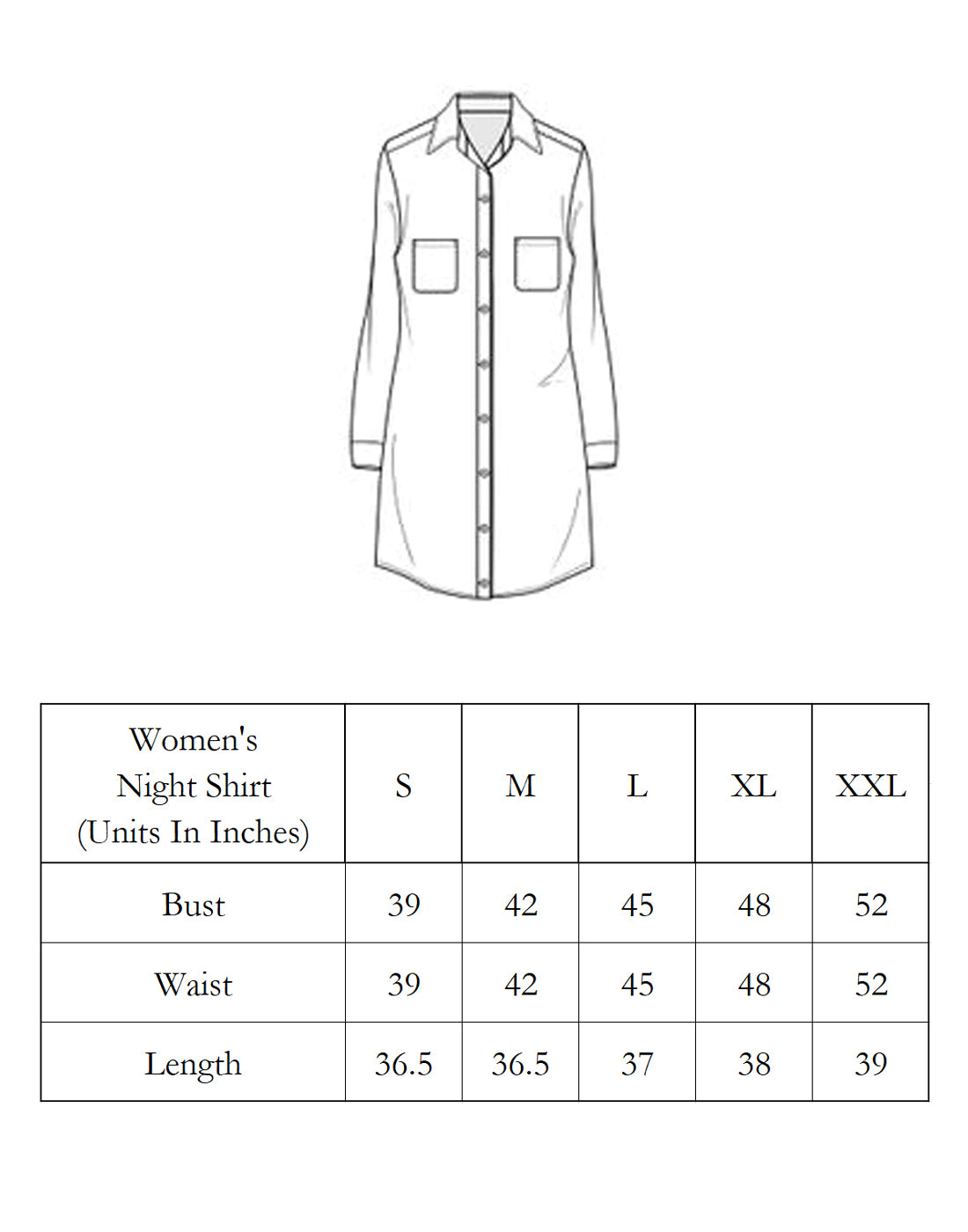 Night Shirt for Women-Navy Graphic Print
