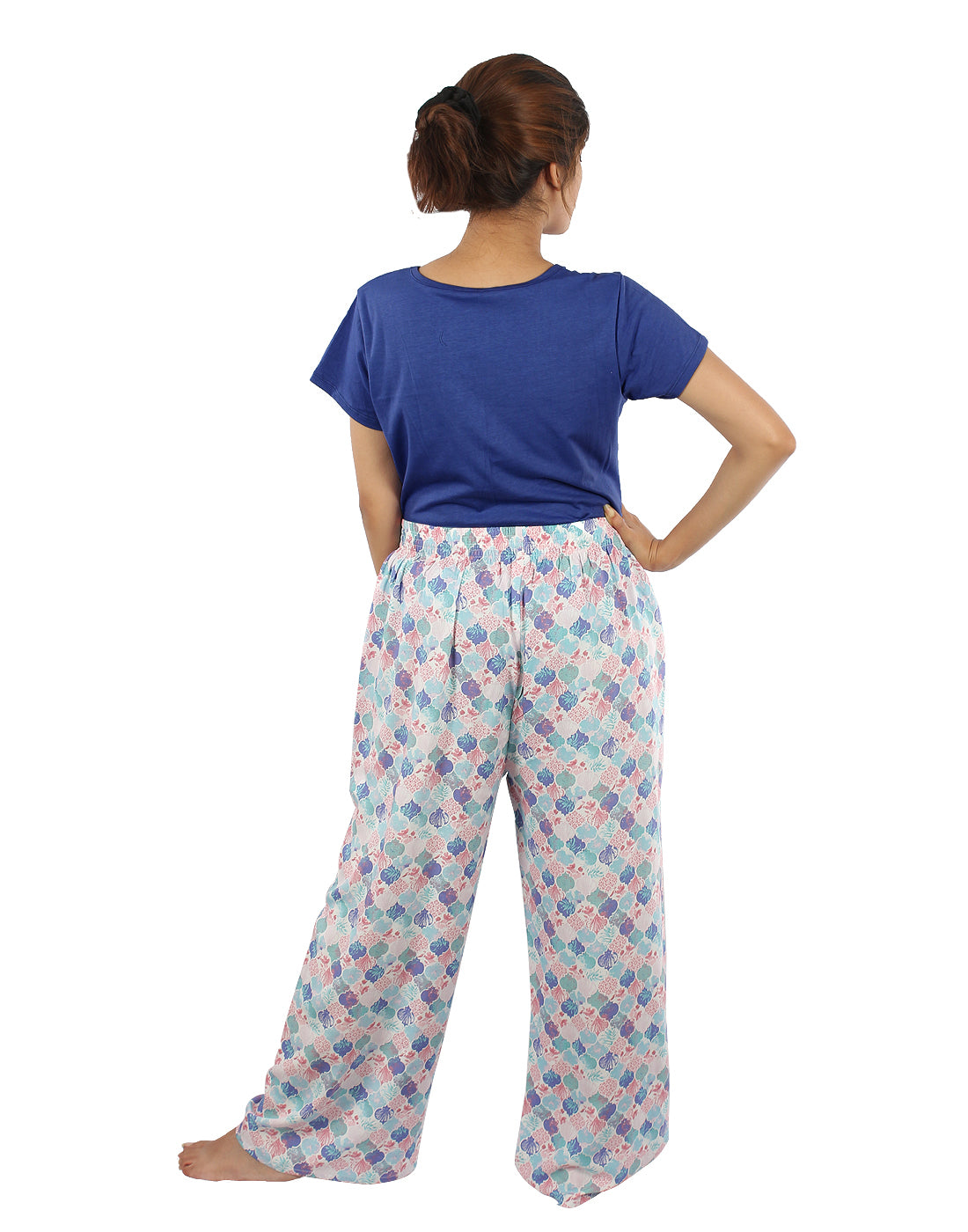 Pyjama Set for Women-Shell Palazzo