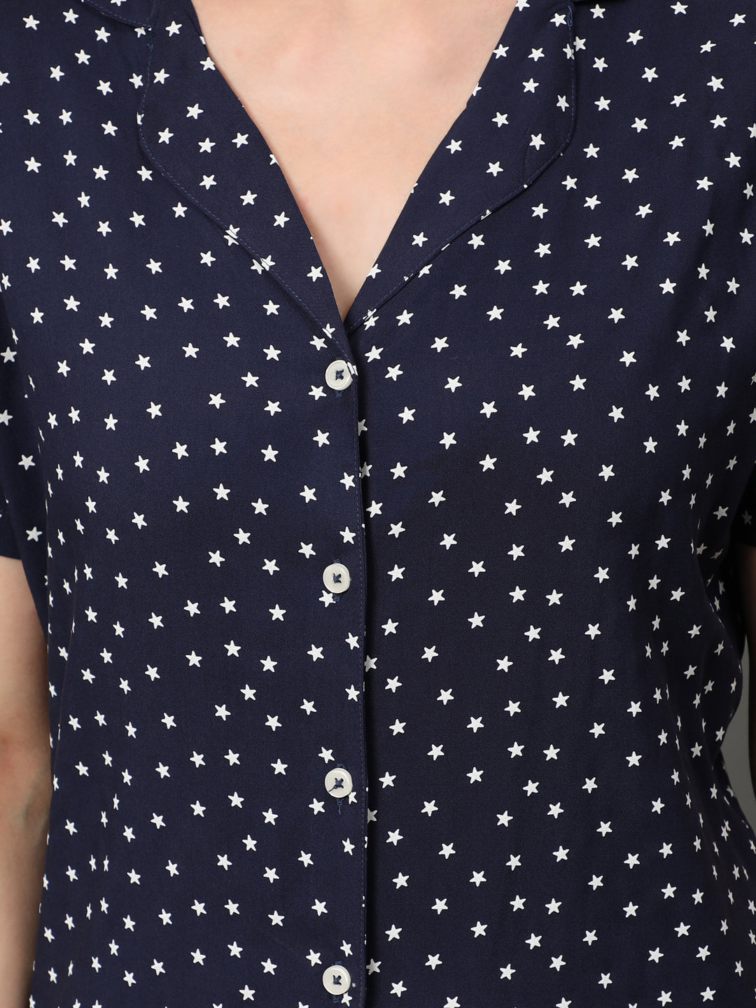 Nightwear Set - Navy Star Print