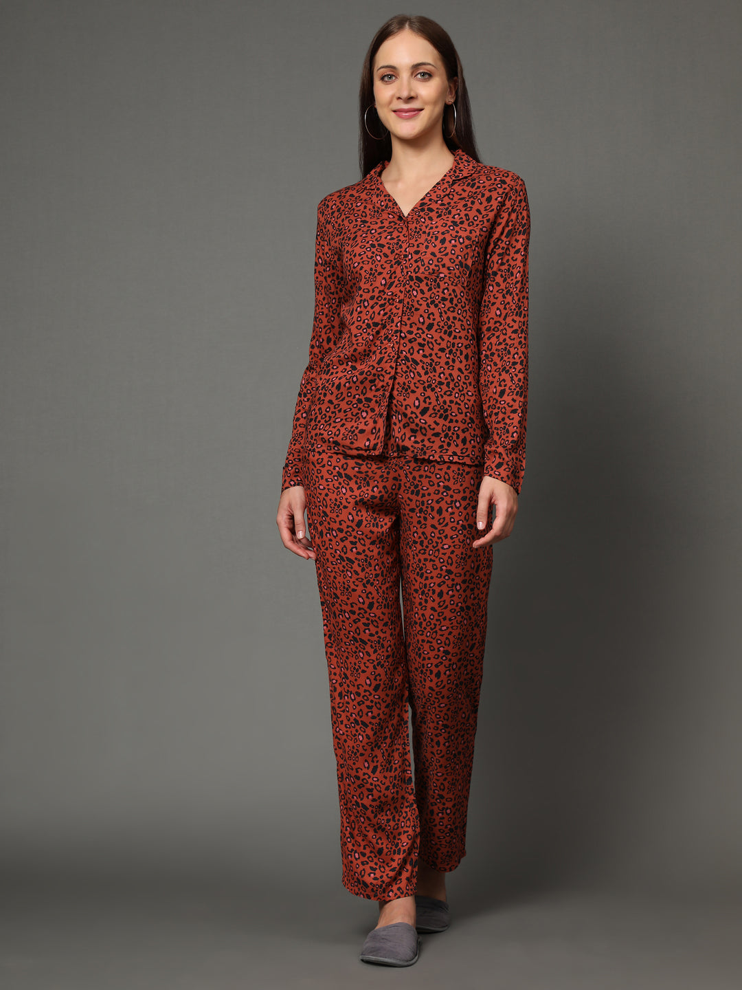 Nightwear Set - Cheetah Print