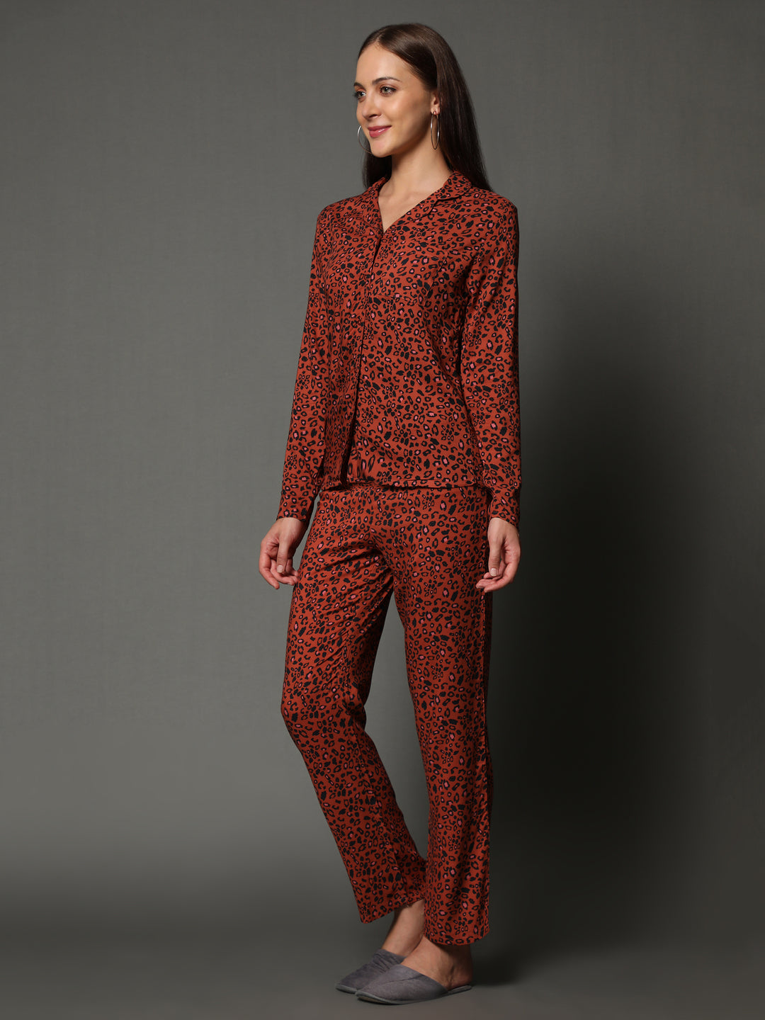 Nightwear Set - Cheetah Print