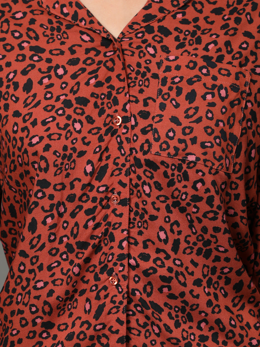 Nightwear Set - Cheetah Print