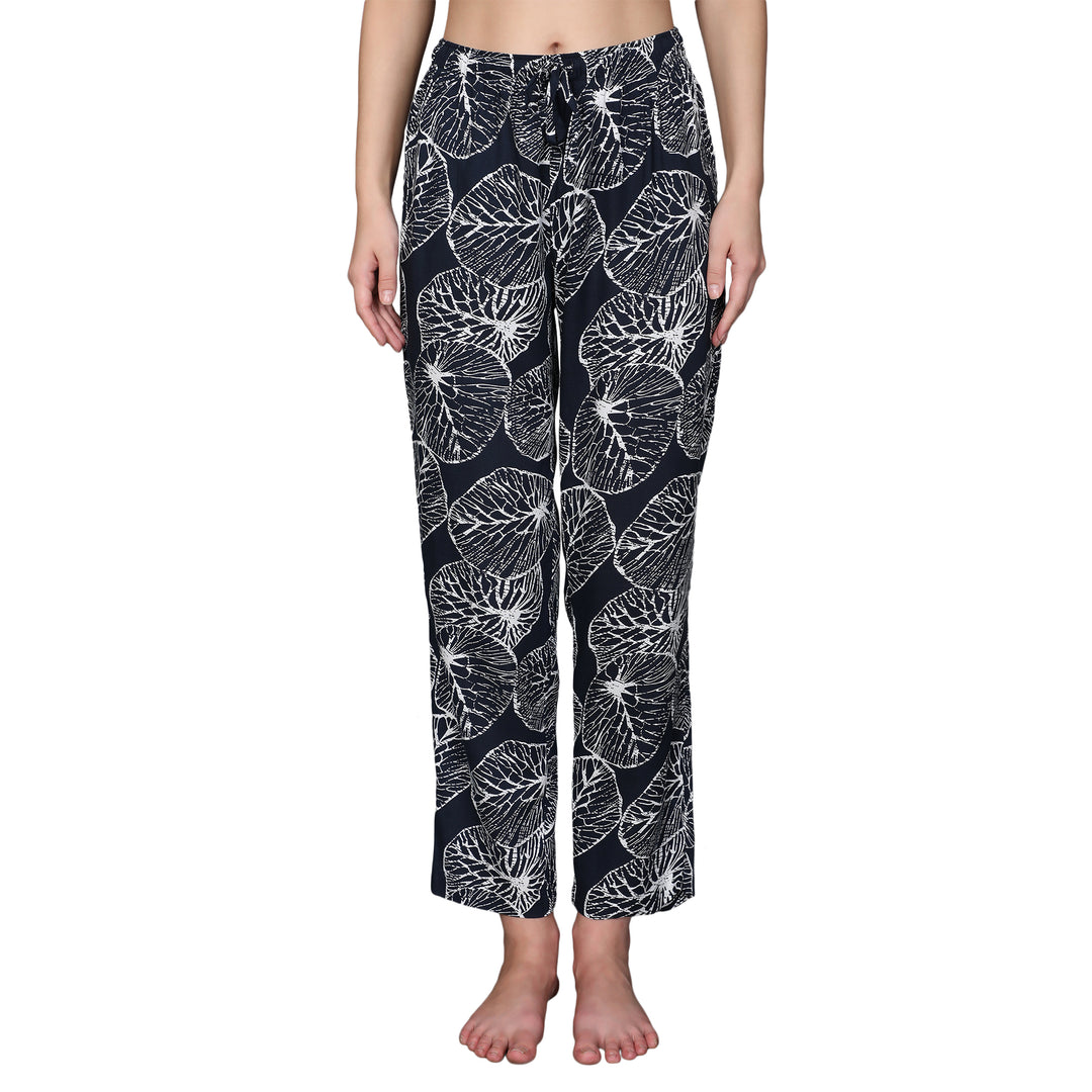 Nightwear Set - Black Wake Up Print