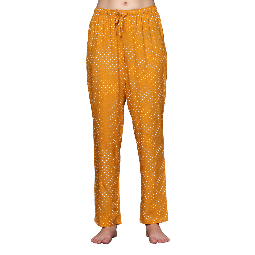 Nightwear Set -  Yellow Pizza Power Print