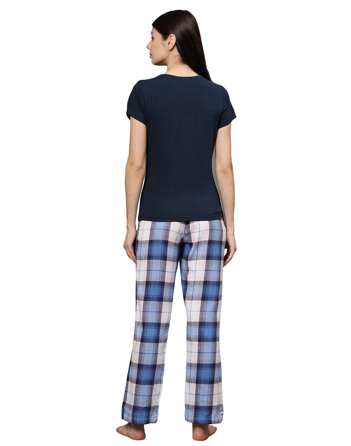 Nightwear Set - Blue Astrodonut Print