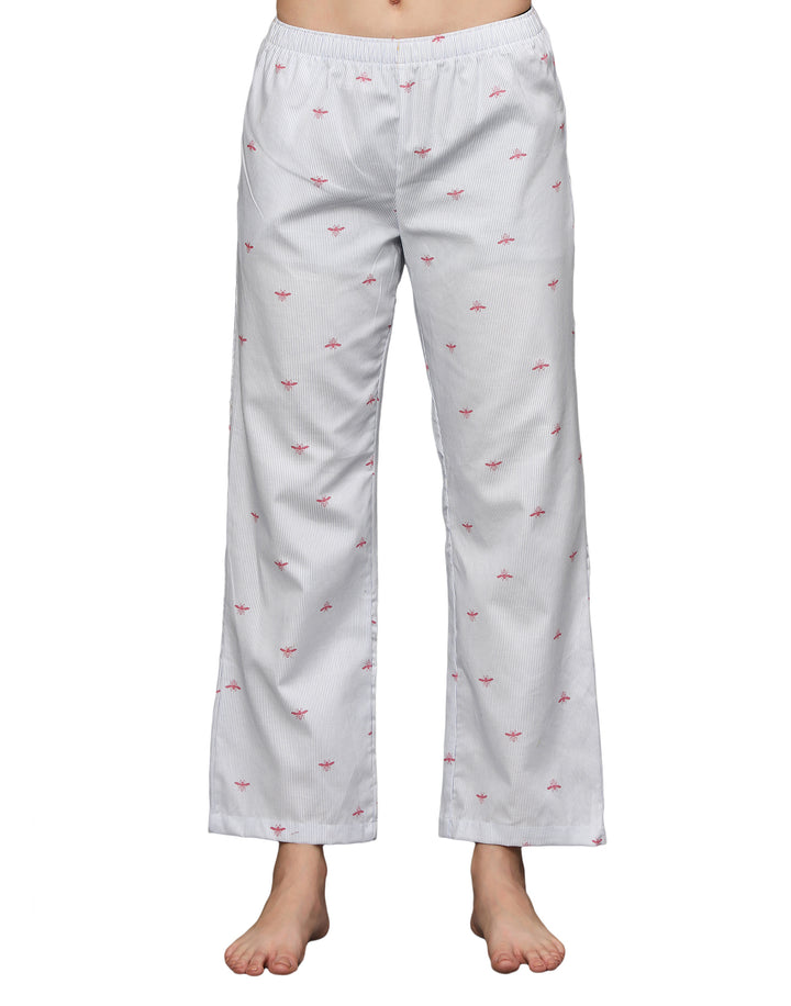 Nightwear Set - Pink Bee Print