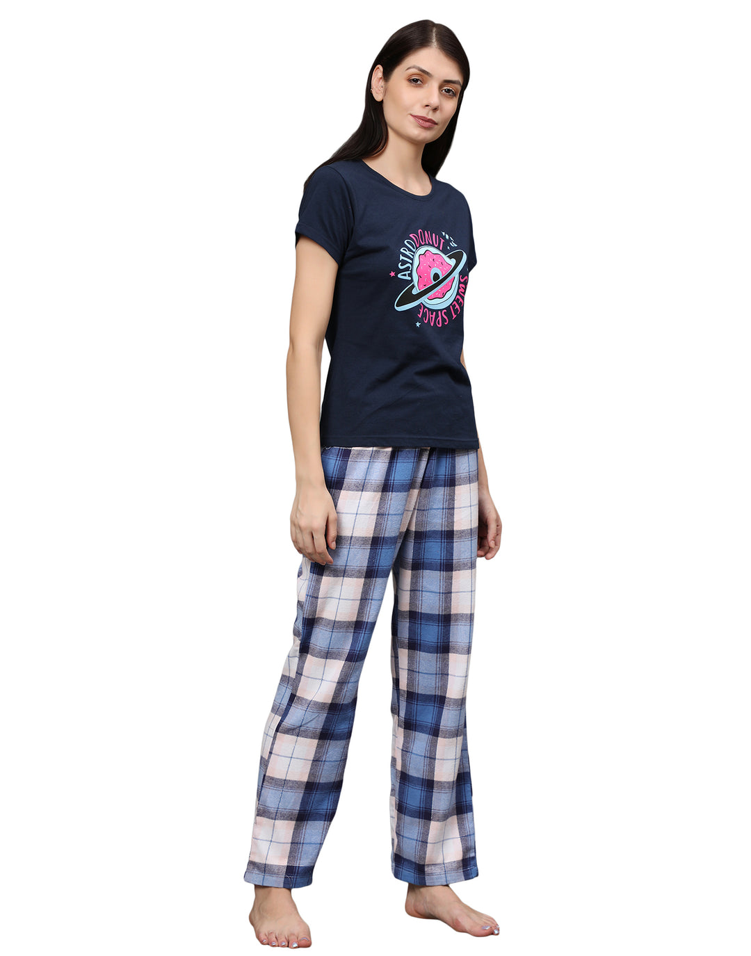 Nightwear Set - Blue Astrodonut Print
