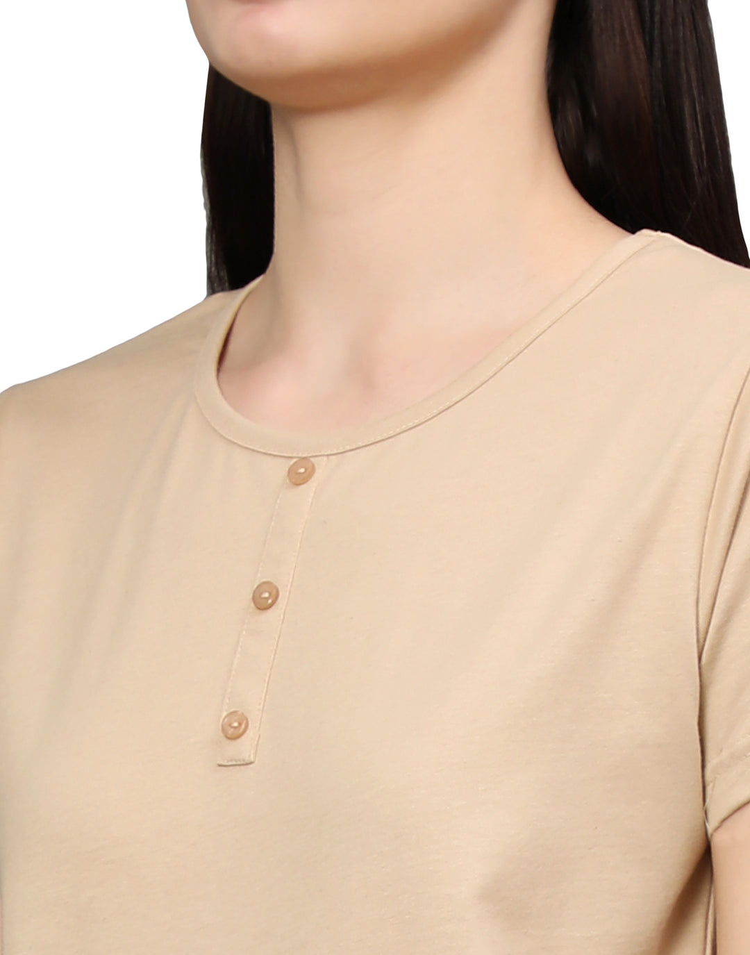 Nightwear Set - Beige & Navy Checks