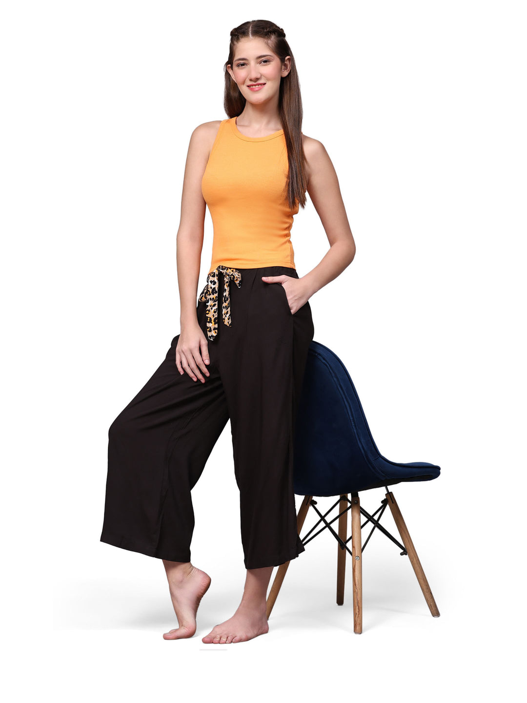 Women’s Ribbed Sleeveless Tank Top – Slim Fit Cotton Crop Top | Round Neck Casual Summer Top for Women