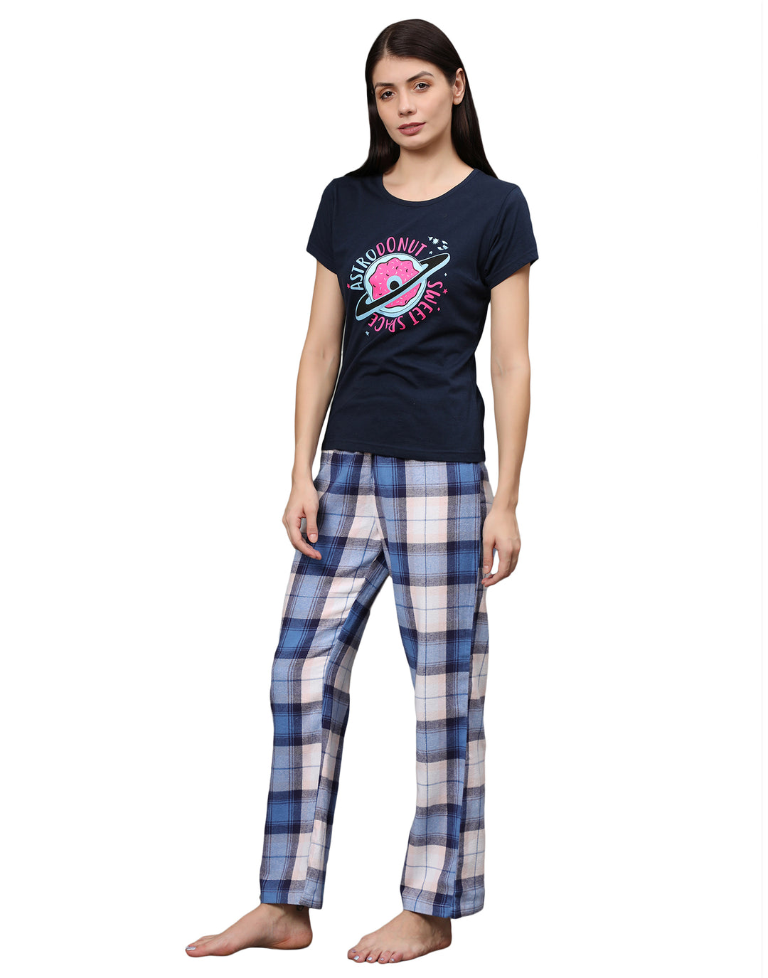 Nightwear Set - Blue Astrodonut Print