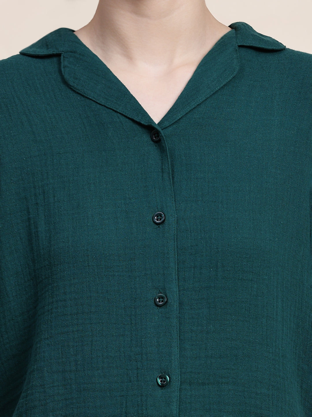 Nightwear Set - Green Solid