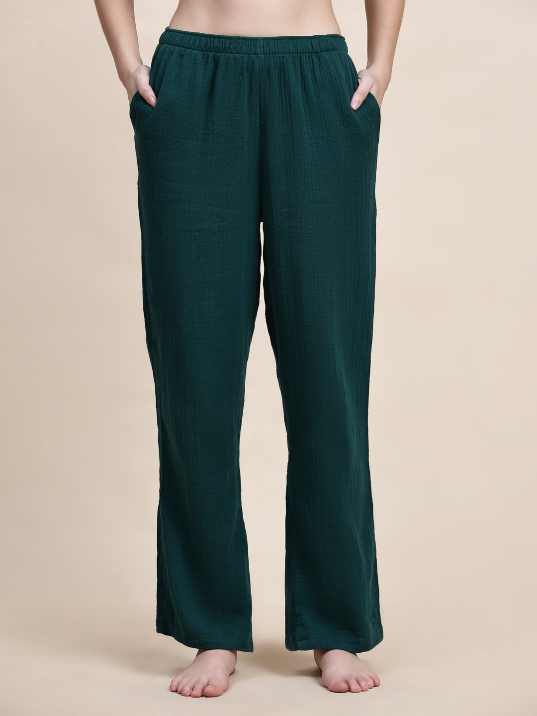 Nightwear Set - Green Solid