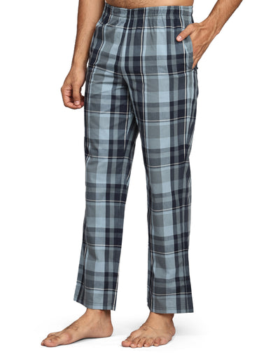 Pyjama Set for Men-Grey Checks