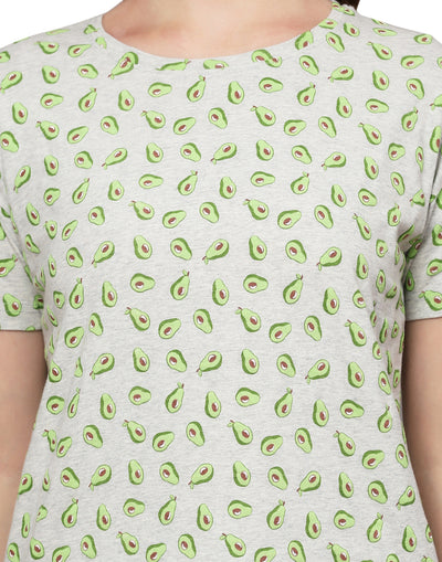 Pyjama Set for Women-Avocado Print