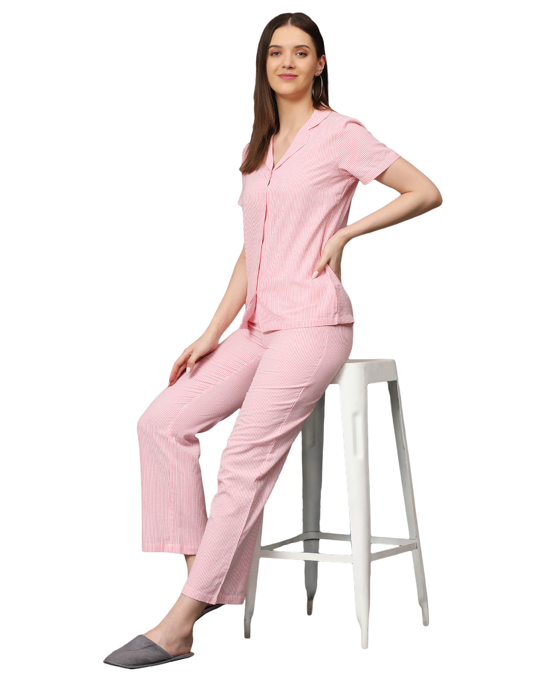 Nightwear Set - Red Stripes