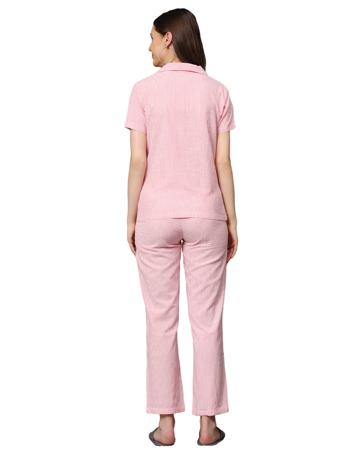 Nightwear Set - Red Stripes