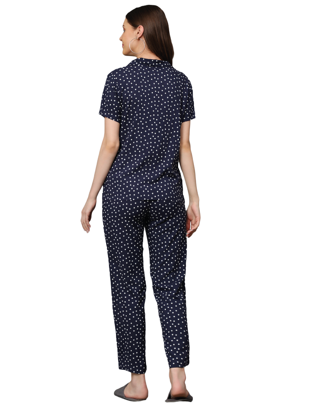 Nightwear Set - Navy Star Print