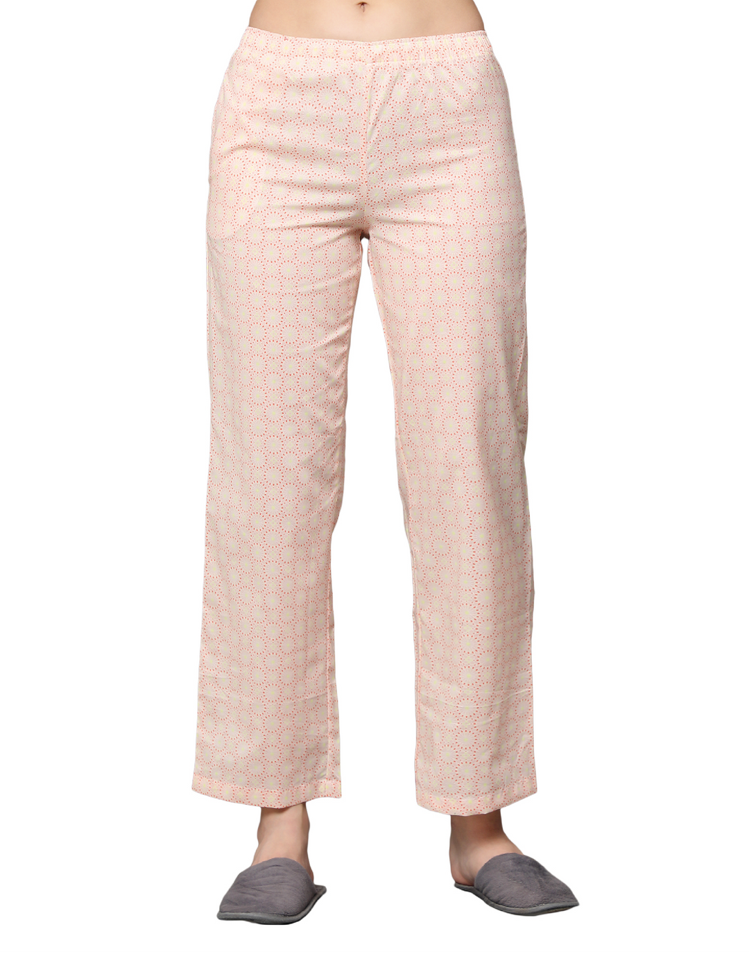 Nightwear Set - Orange Printed