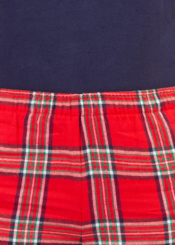 Nightwear Set - Red Checks Traditional