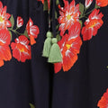 Dark Navy Floral-LCULO-25010