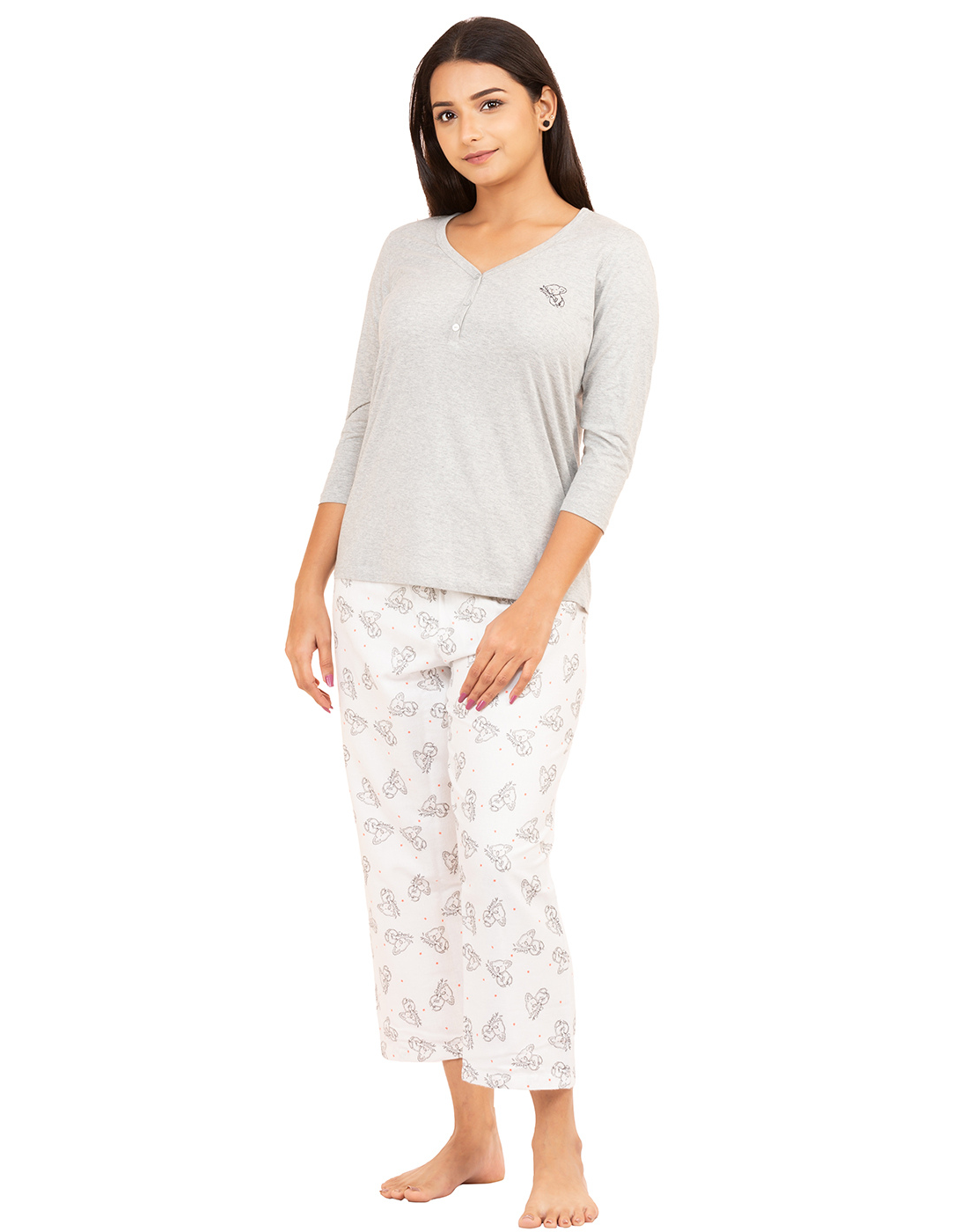 Pyjama Set for Women-Koala Bear Print