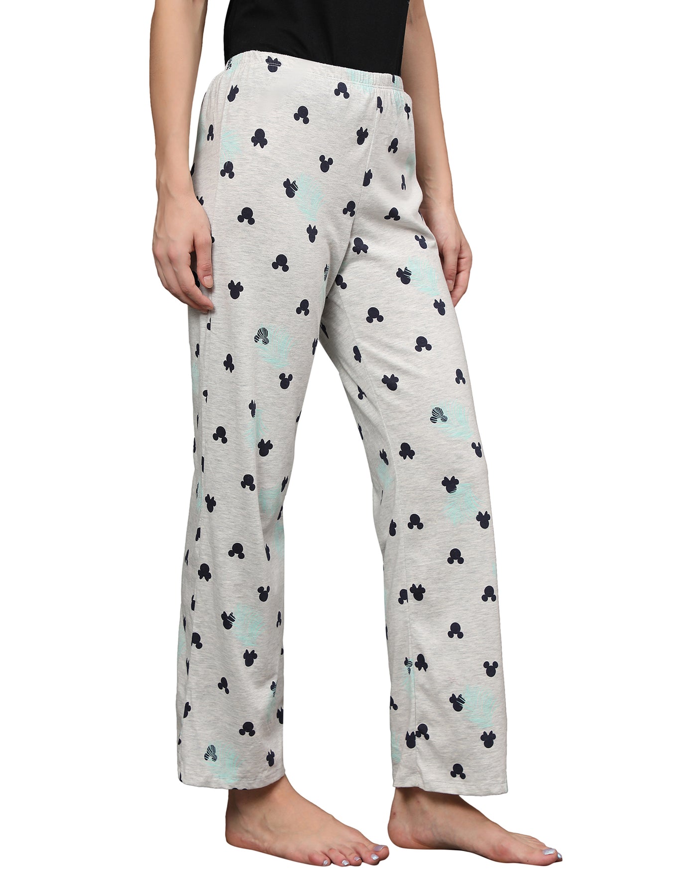 Lounge Pant for Women-Grey Mickey Mouse