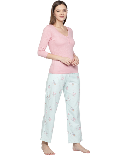 Pyjama Set for Women-Dancing Mouse Print