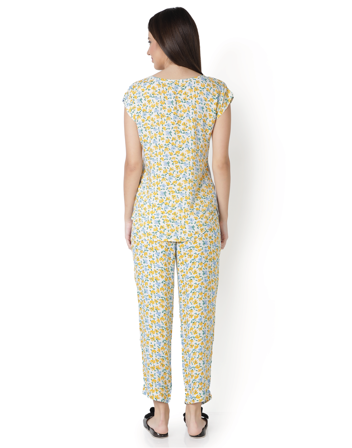 Pyjama Set for Women-Floral Print