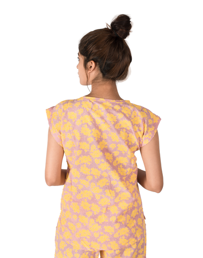 Pyjama Set for Women-Marigold